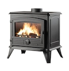 Poêle à bois en fonte - Samara - Anthracite - 6kW - Brico Cash à Vannes Poêle à bois en fonte - Samara - Anthracite - 6kW en promo chez Brico Cash Vannes à 737,00 €