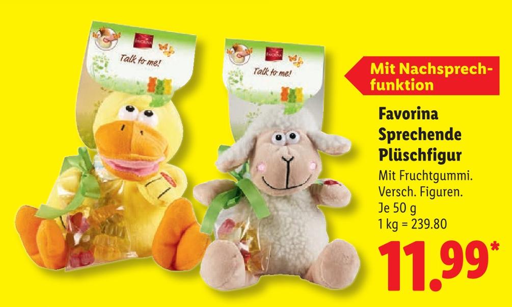 Sprechende Plüschfigur