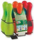 Jeu de 6 quilles 27 cm en promo chez Super U Jeu de 6 quilles 27 cm dans le catalogue Super U