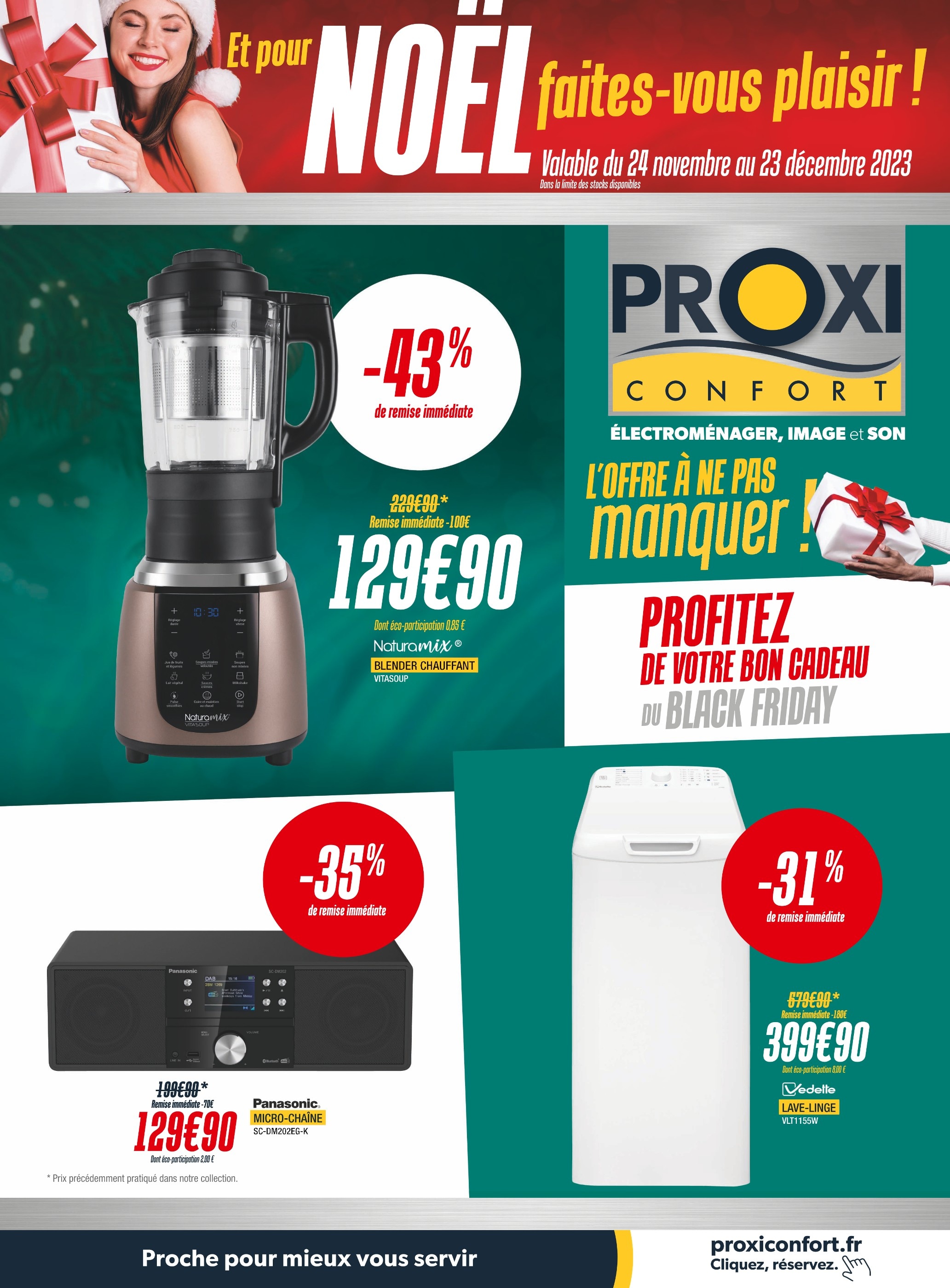 Promo Moulinex bouilloire chez Proxi Confort