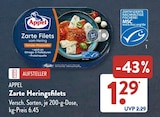 Aktuelles Zarte Heringsfilets Angebot bei ALDI SÜD in Frankfurt (Main) ab 1,29 €