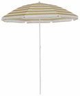 Parasol de plage bayadere 180 cm jaune - Intermarché à Niort Parasol de plage bayadere 180 cm jaune en promo chez Intermarché Niort à 6,99 €