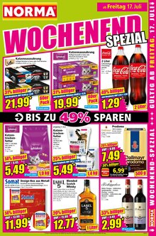Wein im aktuellen Norma Prospekt (Berlin) Wein im Norma Prospekt "Mehr fürs Geld" mit 18 Seiten (Berlin)