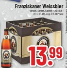 Weissbier im Angebot bei E center in Euskirchen Weissbier Angebote von Franziskaner bei E center Euskirchen für 13,99 €
