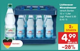 Mineralwasser bei Netto Marken-Discount im Prospekt "" für 4,99 €