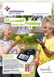 Sanitätshaus Reichmann GmbH Prospekt: "Fit und mobil durch den Frühling", 6 Seiten, 13.03.2024 - 31.05.2024
