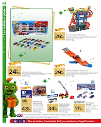 Prix et réduction Hot wheels dans le prospectus Carrefour en cours Offre Hot wheels dans le catalogue Carrefour du moment à la page 38