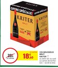 Vin mousseux brut - Kriter - Intermarché à Avrillé Vin mousseux brut - Kriter en promo chez Intermarché Avrillé à 18,60 €