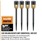 Aktuelles LED-Solarleuchte Angebot bei OBI in Hildesheim ab 6,99 €