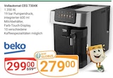 Aktuelle Kaffeevollautomat Angebote bei GLOBUS in Bochum Aktuelles Vollautomat CEG 7304X Angebot bei GLOBUS in Bochum ab 279,00 €