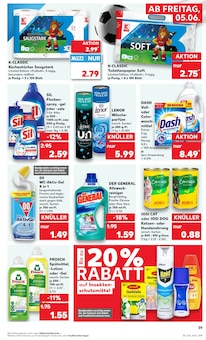 Waschmittel im Kaufland Prospekt "Hier bin ich richtig" mit 62 Seiten (Leverkusen)