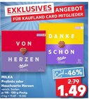 Pralinés oder Hauchzarte Herzen Angebote von Milka bei Kaufland Neubrandenburg für 1,49 €