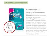 GAVISCON DUAL bei LINDA im Prospekt "" für 8,19 €