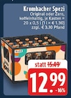 Aktuelle Krombacher Angebote bei EDEKA in Soest Aktuelles Spezi Original Angebot bei EDEKA in Soest ab 12,99 €