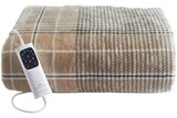 Couverture chauffante Dreamland Indulgent Days XL 180x140cm Tartan Beige - Dreamland dans le catalogue Darty