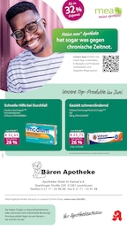 mea - meine apotheke Prospekt für Leverkusen mit 4 Seiten mea - meine apotheke Prospekt für Leverkusen: "Unsere Juni-Angebote", 4 Seiten, 01.06.2026 - 30.06.2026