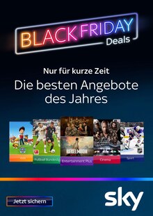 Sky Prospekt der Woche "BLACK FRIDAY DEALS" Seite 1, 20.11.2023 bis 29.11.2023 für Augsburg Aktueller Sky Prospekt "BLACK FRIDAY DEALS" Seite 1 von 4 Seiten für Augsburg