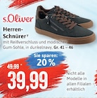 Herren-Schnürer Angebote von s.Oliver bei Kaufhaus Stolz Rostock für 39,99 €