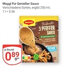 Für Genießer Sauce Angebote von Maggi bei GLOBUS Halle für 0,89 €