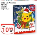 Mix Pokémon Advents-kalender im Angebot bei GLOBUS in Gotha Mix Pokémon Advents-kalender Angebote von kinder bei GLOBUS Gotha für 10,99 €
