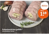Aktuelle Schweinefleisch Angebote bei tegut in Mannheim Aktuelles Schweinerücken gefüllt Angebot bei tegut in Mannheim ab 1,49 €