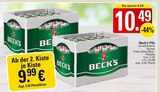 Beck's Pils Angebote von Beck's bei WEZ Löhne für 9,99 €