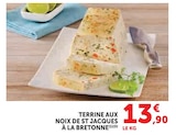 Terrine aux Noix de St Jacques à la Bretonne en promo chez Super U Valence à 13,90 €