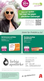 mea - meine apotheke Prospekt für Lehrte mit 4 Seiten mea - meine apotheke Prospekt für Lehrte: "Unsere Juli-Angebote", 4 Seiten, 01.07.2025 - 31.07.2025