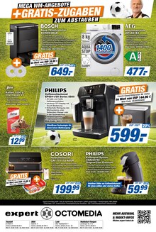 Kaffeepads im expert Prospekt "Top Angebote" mit 12 Seiten (Karlsruhe)