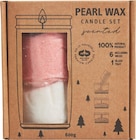 Kit bougie DIY perles de cire en promo chez Carrefour Kit bougie DIY perles de cire dans le catalogue Carrefour