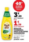 Huile de tournesol Offre Saisonnière - Fruit d'Or en promo chez U Express Strasbourg à 1,39 €