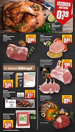 Aktueller REWE Prospekt mit Schweinefleisch, "Dein Markt", Seite 6