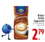 Cappuccino im Angebot bei EDEKA in Augsburg Cappuccino Angebote von Krüger Family bei EDEKA Augsburg für 2,79 €