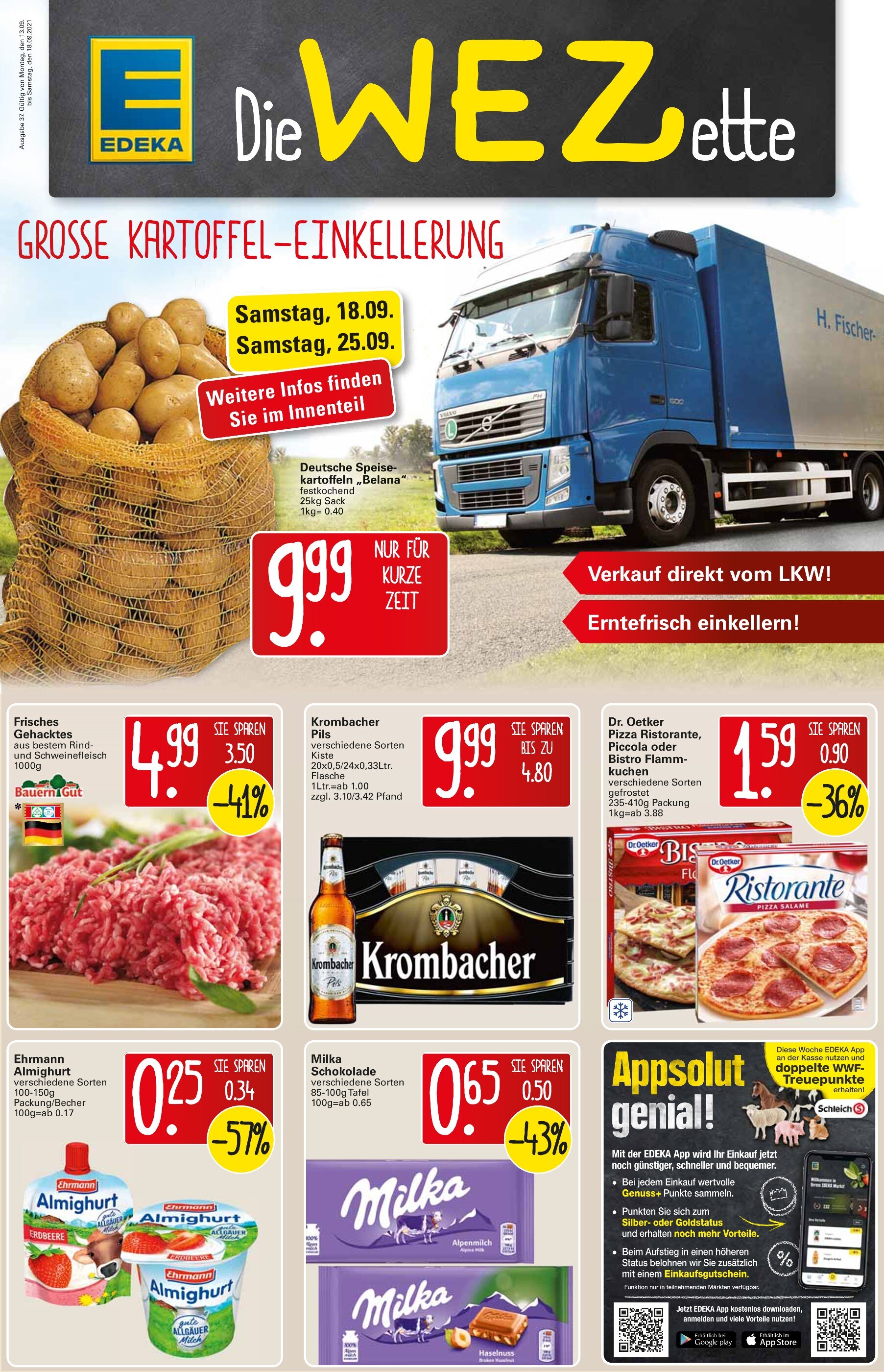 WEZ Prospekt für Minden mit 14 Seiten WEZ Prospekt für Minden: "Die WEZette", 14 Seiten, 13.09.2021 - 18.09.2021