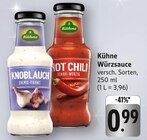Knoblauch Würzsauce Angebote von Kühne bei EDEKA Karlsruhe für 0,99 €