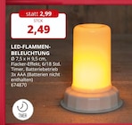 LED-Flammen-Beleuchtung bei BBM Baumarkt im Bassum Prospekt für 2,49 €