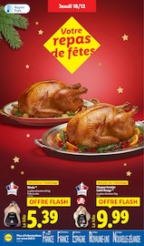 Poulet Angebote im Prospekt "Joyeux Noël avec Deluxe" von Lidl auf Seite 6