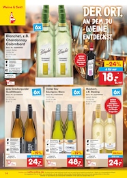 Wein im Netto Marken-Discount Prospekt "netto-online.de - Exklusive Angebote" auf Seite 14