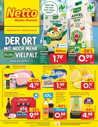 Aktueller Netto Marken-Discount Prospekt, "Aktuelle Angebote", mit Angeboten der Woche, gültig von 08.04.2024 bis 08.04.2024