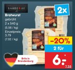 Aktuelles Bratwurst gebrüht Angebot bei Netto Marken-Discount in Berlin ab 6,00 €