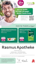 Apotheken Prospekt von mea - meine apotheke in Mönkeberg Aktueller mea - meine apotheke Apotheken Prospekt für Mönkeberg: Unsere August-Angebote mit 4} Seiten, 01.08.2026 - 31.08.2026