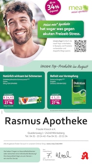 Aktueller mea - meine apotheke Prospekt "Unsere August-Angebote" Aktueller mea - meine apotheke Prospekt