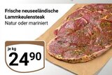 Frische neuseeländische Lammkeulensteak Angebote bei GLOBUS Zwickau für 24,90 €