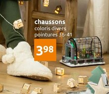 chaussons - Action à Noisy-le-Grand chaussons en promo chez Action Noisy-le-Grand à 3,98 €