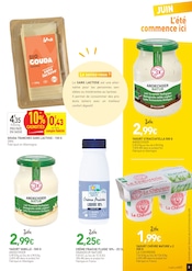 Promos Lait dans le catalogue "JUIN L'été commence ici !" de NaturéO Lait en promo dans le catalogue NaturéO à la page 3