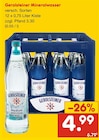 Mineralwasser im Angebot bei Netto Marken-Discount in Wetzlar Mineralwasser Angebote von Gerolsteiner bei Netto Marken-Discount Wetzlar für 4,99 €