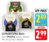 Aktuelles CoffeeB Coffee Balls Auslese Klassisch Angebot bei E center in Ulm ab 2,49 €
