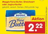 Feine Butter, Streichzart oder Joghurtbutter bei Netto Marken-Discount im Prospekt "" für 2,22 €