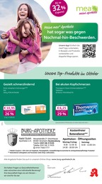 mea - meine apotheke Prospekt für Mainz-Kostheim: "Unsere Oktober-Angebote", 4 Seiten, 01.10.2025 - 31.10.2025