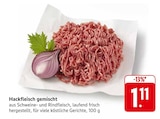EDEKA Schwetzingen - Hackfleisch gemischt Angebot im Prospekt Hackfleisch gemischt bei EDEKA im Schwetzingen Prospekt für 1,11 €